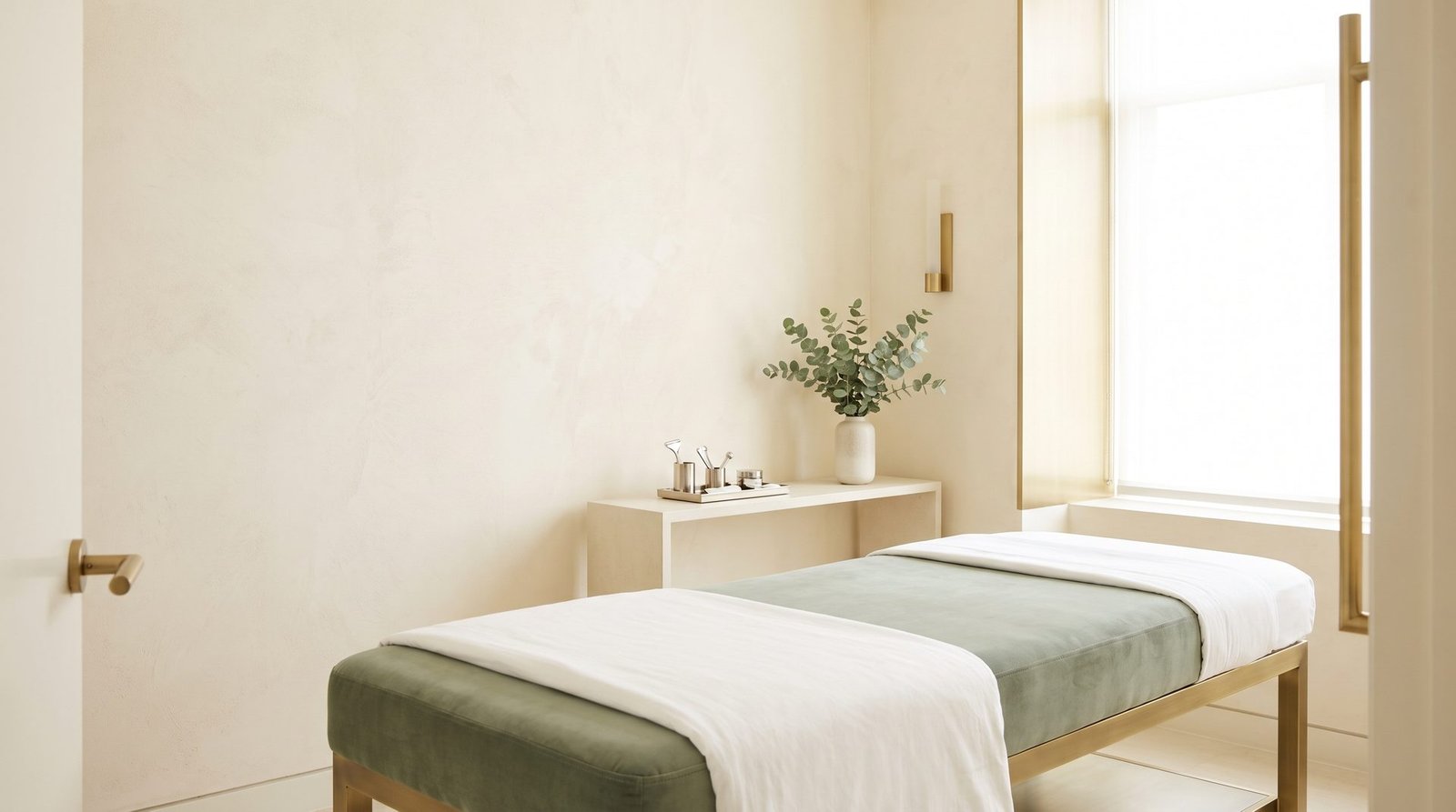 Treatment room at Leonard-Mattison Medi Spa